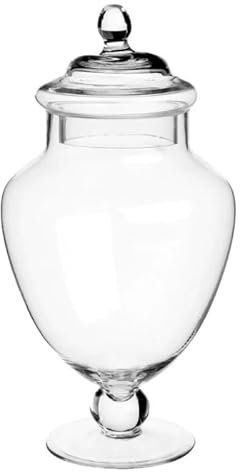 FIVE Simply Smart - Bonbonnière sur Pied en Verre Elma 30cm Transparent