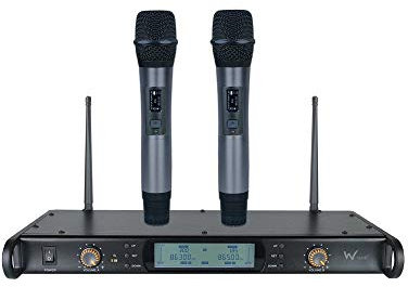 W Audio DTM 800H Twin Handheld Wireless Mic Sytem (863.0Mhz-865.0Mhz)