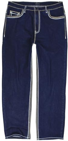 Lavecchia Jeans Übergrößen Herren Comfort Fit Denim Jeanshose Hose LV-503 (Darkblue, 60/32)