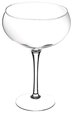 SWEET HOME Vaso coppa grande in vetro trasparente cod.VA00681LU cm 30h diam.21 by Varotto & Co.