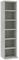 vidaXL CD Cabinet CD Shelf CD Cabinet Storage Cabinet Office Living Room Home Grey Concrete 21 x 20 x 88 cm Engineered Wood
