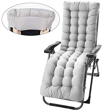1 Cushion for garden chaise longue chaise longue portable anti-slip cushion thick