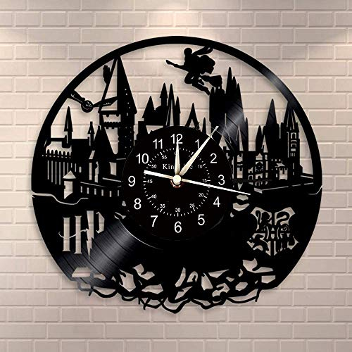 Vinyl Wanduhr, Kreative Retro Anime Design Wanddekoration Wanduhr, ist EIN beliebtes Geschenk für alle Feste,Geburtstage.