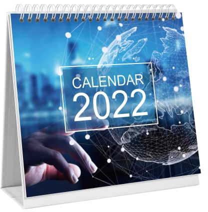 STOBOK 2022 Tischkalender | Monatliche Schreibtisch Kalender Monatskalender läuft von Januar bis Dezember umfasst Sticker,Ruled Hinweis für Zu Hause zu tun, Büro-Plan & Zeitplan 20CM x 20CM
