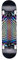 Rocket Komplettes Skateboard, Prismenfolie, Silber, 19 cm