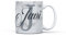 PROMO SHOP Taza PERSONALIZADA (con Inicial, Nombre y Apellido) con Diseño Exclusivo · Tazas Personalizadas a Todo Color (360º alrededor de la Taza) · Ideal para Familiares o Amigos