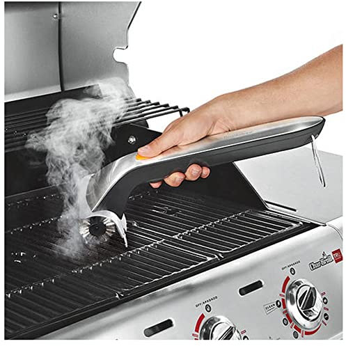 Spazzola motorizzata per grill, con spazzola per pulizia a vapore resistente per la pulizia della griglia, con raschietto per griglia