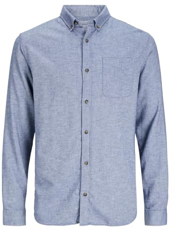 JACK & JONES Mens Classic Shirt Long Sleeve