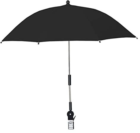 Rollstuhl-Sonnenschirm, Camping-Regenschirm, Stuhlschirm mit Klemme, verstellbarer Strandschirm mit Universalklemme, UV-Schutz-Sonnenschirm-Regenschirm for Terrassenstühle, Strandstühle, Kinderwagen,