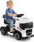 Maxmass Kids Ride on Truck, 6V Children Battery Powered Electric Vehicle with Adjustable Seat, Music, Horn and Front Lights, Toddler Electric Toy Car or 18-72 Months Old (White)