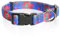 HEELE Hundehalsband, Hunde Halsband für Welpen Kleine Mittlere Große Hunde, Gemustertes Hundehalsbänder Verstellbares, Komfort, Robustem HundeHalsband, Blaue Blumen, M