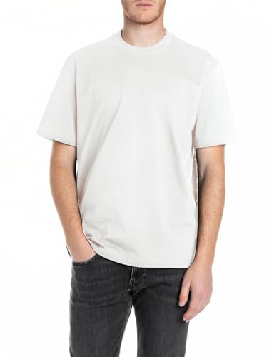 Replay Herren T-Shirt Kurzarm mit Rundhalsausschnitt