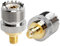 ACONRFTOL SMA UHF Adapter SMA zu UHF SO239 Adapter SMA Buchse auf UHF Buchse Adapter UHF Buchse zu SMA Buchse Koaxialstecker für SDR, Handfunkgeräte, Amateurfunk, CB-Funk, usw (2 Stück)