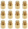 OTOTEC 12 Stück Dartgewichte 9 X 5 X 5,8 Mm 1 Gramm Dartgewichte aus Messing Akzentversteller für Darts mit 2BA-Gewinde Zubehör (Gold)