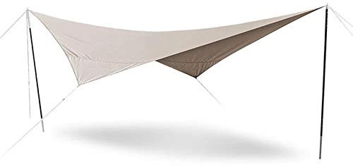 Camping Tarp Outdoor Tarp Markise Vordach, Tarp Tragbare große Markise aus Baumwollmischgewebe for den Außenbereich, Camping-Markise for Wandern, Angeln, Picknick