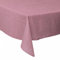 GALILEO SpA Nappe 140 x 180 cm Anti-Taches Effet Lin, 8 Places de Table, Rose poudré, Solide siblique
