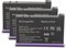 Camera Battery Charger Fast Charging 3 Slots USB Type C with Smart LED Display for X4 Action Camera Battery Pack 2500mAh Lithium