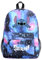 Ubephant Stitch Mochila, Mochilas Escolares Stitch, Mochila para Estudiantes de Secundaria Doble Capa M-ochila de Gran Capacidad Niños Mochil para Niñas Niños Regalo