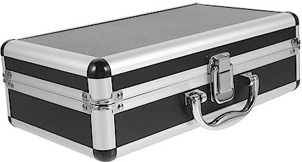 VANZACK Mikrofonkoffer Mit Hartschale Und Gepolsterter Schaumstoff-aufbewahrung Für Drahtlose Mikrofone Handmikrofone Und Zubehör