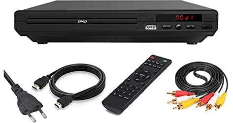 MJFVN Home Mini. DVD Spieler Disc-Player for Fernseher Mit H Av. Ausgangskabel enthalten 108 0p USB. Eingang(E-U)