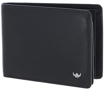 Golden Head Leder Geldbörse Polo RFID Protect Scheintasche 1154 Schwarz