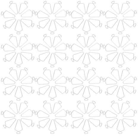 Toyvian Lot de 100 Pinces de Plafond en Métal pour Grille Suspendue, Clips de Fixation pour Faux Plafond Carrelé, Crochets Suspendre Polyvalents pour Salle de Classe, Bureau, Maison