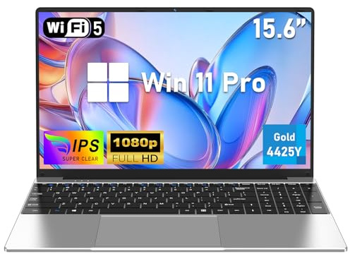FUNYET Laptop, Notebook 2026 Laptop 15.6 Inch 8GB RAM 256GB SSD, 4425Y Processor, FHD 1920 x 1080 Display, Support WiFi 5, BT5.0, USB3.0 * 2, 5000mAh Battery Computer
