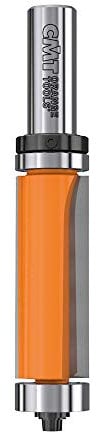 CMT 806.690.11B Flush Trim Bit with Double Bearing, 2-Inch Cutting Length, 1/2-Inch Shank, shk 1/2 | d 3/4 | cl 2 | ol 4-5/16