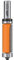 CMT 806.690.11B Flush Trim Bit with Double Bearing, 2-Inch Cutting Length, 1/2-Inch Shank, shk 1/2 | d 3/4 | cl 2 | ol 4-5/16