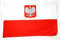 AZ FLAG - Bandera Polonia Con Aguila - 150x90 cm - Bandera Polaca Con Armas 100% Poliéster ligero Con Ojales de Metal integrados - 80g