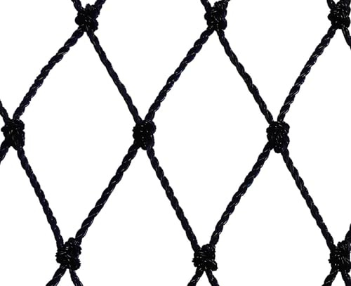 Maillestore Volierennetz - 60 mm Maschenweite Schwarz 25 m x 20 m