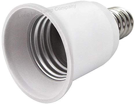 E14 to E27 Light Bulb Base Socket Converter Adaptor Holder 240v