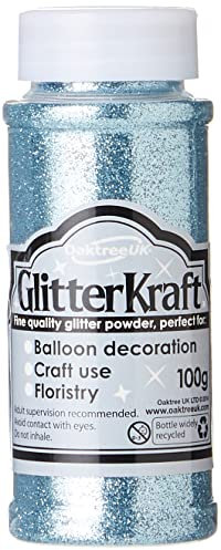 ELEGANZA Fine Quality Glitter, Light Blue, 3 x 3 x 9 cm