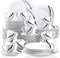 VEWEET TERESA 60 Piezas Vajillas Elegantes de Porcelana Juegos con 12 Tazas 175 ml, 12 Platillos, 12 Platos Llanos, 12 Platos de Postre y 12 Platos Hondos para 12 Personas, Motivo de Líneas Negras