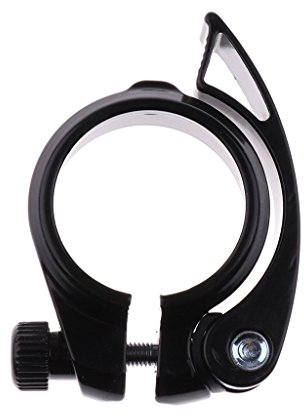 SGerste Aluminium-Sattelklemme für Mountainbikes, Schnellspanner-Verschluss, 40 mm