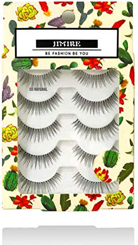 JIMIRE False Eyelashes Multipack Natural 110 Eyelashes