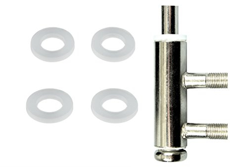 Spezial Fitschenringe aus Kunststoff (keine Abriebspuren) Ø 8,0mm x 15mm x 1mm für 3-teilige Bänder (50)