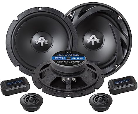 Autotek ATX 6.2C 2-Wege Einbaulautsprecher-Set 200W Inhalt: 1 Set