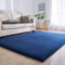Loartee Samtmatte Teppich Matte,Kinderteppich Krabbeldecke Groß,3cm Dick Krabbelteppich,Gymnastik Teppich,für Baby,Kinderzimmer,Schlafzimmern(Dunkelblau,180x200cm)