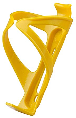 Geminimall Bike Water Bottle Cage - Lightweight & Strong Bicycle Bottle Holder - Quick & Easy to Mount - For Road & Mountain Bikes Yellow