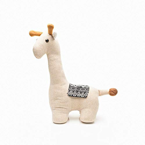 HESTIA Global Artisan Herringbone Giraffe Door Stop
