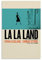 weqwe Filmposter Lalaland, dekoratives Gemälde, Leinwand, Wandkunst, Wohnzimmer, Poster, Schlafzimmer, Malerei, 30 x 45 cm