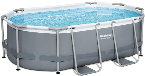 Bestway Ovales oberirdisches Pool-Set (3 m x 1,8 m x 83,8 cm) | inklusive Filterpumpe und ChemConnect-Spender