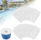 QUCUMER 20 Pcs Pool Skimmer Socks Pool Filter Socks Pool Skimmer Basket Bag Reusable Ultra Fine Mesh Pool Filter Saver Socks Pool Filter Net for Swimming Pool Filters Baskets Skimmers (White)