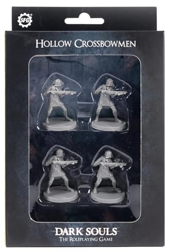 Steamforged Games Dark Souls The Role Playing Game: Hollow Crossbowmen Miniatures & Stat Cards