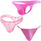 VemeFufu Pack de 3 String Homme Slip Culottes pour Hommes Rose