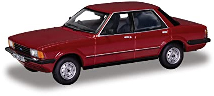 Ford Cortina Mk5 1.6GL, Cardinal Red - Corgi Vangaurds Diecast Model