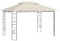 vidaXL Cenador Lateral Pérgola Jardín Patio Terraza Toldo Sombrilla Parasol Tienda Carpa Marquesina Desmontable Crema 4x3x2,7 m 160 g/m²