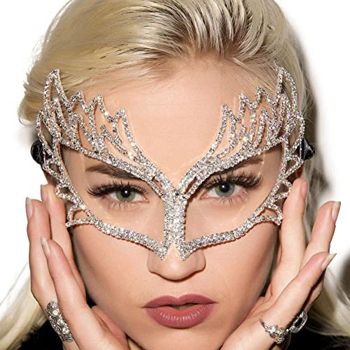 Masquerade Masken Diamant Strassmasken Mardi Gras Masken Bande Party Kostümfoto Requisiten Für Frauen Dame