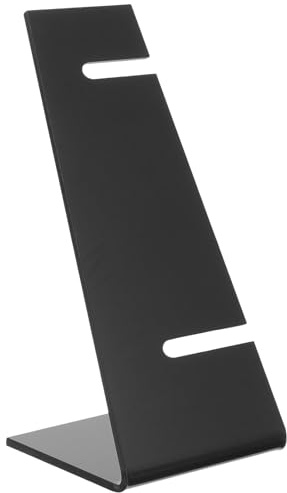 Uhrenständer Transparenter aus Kunststoff für Armbanduhren und Schmuck | Schwarze Ausführung, Platzsparende Aufbewahrung für Schminktisch und Zuhause, Wiederverwendbar
